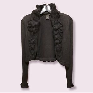 White House Black Market Black Cardigan